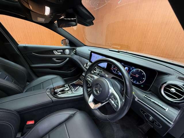 Ｅクラス Ｅ２２０ｄ　アバンギャルド　ＡＭＧライン　パノラマＳＲ　純正ナビ　３６０°カメラ　ＡＣＣ　ＢＳＭ　ＨＵＤ　黒革　シートヒーター　パワーシート　ＬＥＤヘッドライト　オートライト　Ｂｕｒｍｅｓｔｅｒ　電動リアゲート　アンビエントライト（5枚目）