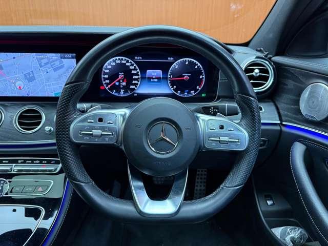 Ｅクラス Ｅ２２０ｄ　アバンギャルド　ＡＭＧライン　パノラマＳＲ　純正ナビ　３６０°カメラ　ＡＣＣ　ＢＳＭ　ＨＵＤ　黒革　シートヒーター　パワーシート　ＬＥＤヘッドライト　オートライト　Ｂｕｒｍｅｓｔｅｒ　電動リアゲート　アンビエントライト（18枚目）