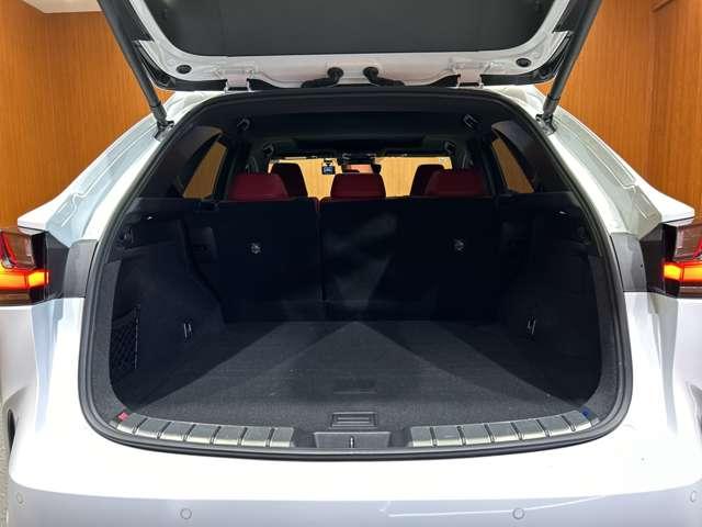 ＮＸ ＮＸ３５０ｈ　Ｆスポーツ　サンルーフ　ＡＣＣ　純正ナビ　３６０°カメラ　赤黒コンビレザーシート　ベンチレーション　シートヒーター　ステアリングヒーター　電動リアゲート　ＨＵＤ　オートホールド　ＥＴＣ　ドラレコ（47枚目）