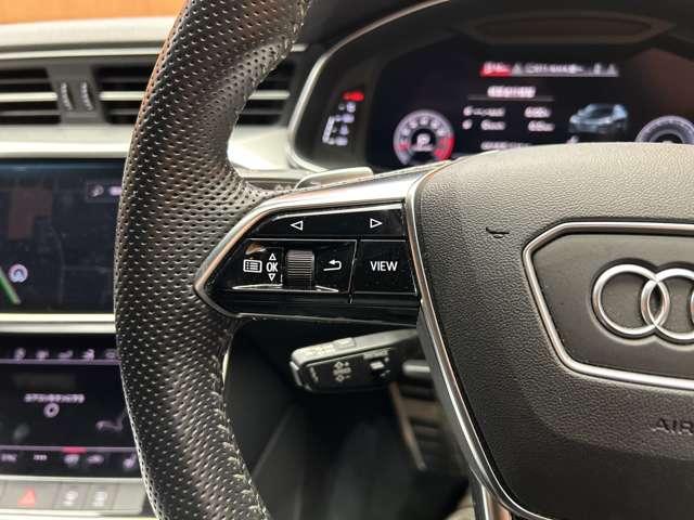 Ａ７スポーツバック ５５ＴＦＳＩクワトロ　Ｓライン　ＡＣＣ　黒革シート　ＯＰ２１インチＡＷ　マトリクスＬＥＤヘッドライト　バーチャルコックピット　純正ナビ　３６０°カメラ　アダプティブドライビングアシスト　レーンアシスト　サイドアシスト　ドラレコ（22枚目）