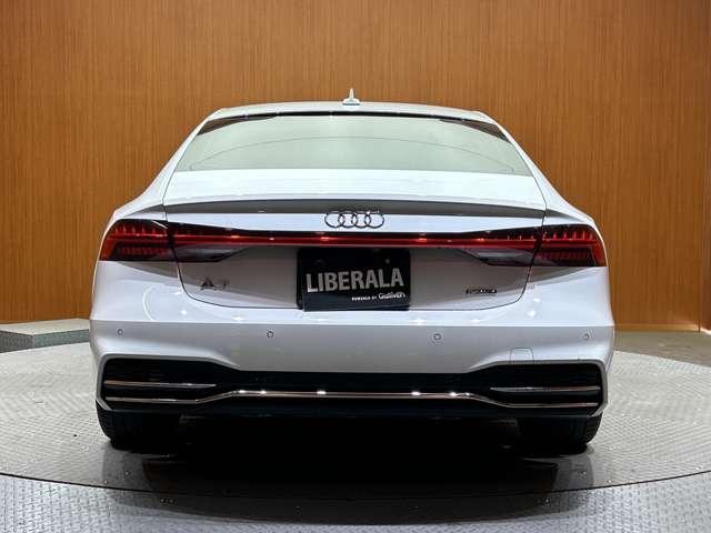 Ａ７スポーツバック ５５ＴＦＳＩクワトロ　Ｓライン　ＡＣＣ　黒革シート　ＯＰ２１インチＡＷ　マトリクスＬＥＤヘッドライト　バーチャルコックピット　純正ナビ　３６０°カメラ　アダプティブドライビングアシスト　レーンアシスト　サイドアシスト　ドラレコ（53枚目）