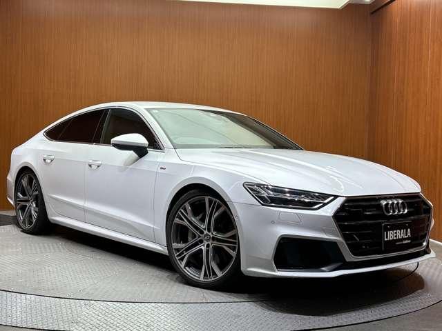 Ａ７スポーツバック ５５ＴＦＳＩクワトロ　Ｓライン　ＡＣＣ　黒革シート　ＯＰ２１インチＡＷ　マトリクスＬＥＤヘッドライト　バーチャルコックピット　純正ナビ　３６０°カメラ　アダプティブドライビングアシスト　レーンアシスト　サイドアシスト　ドラレコ（56枚目）