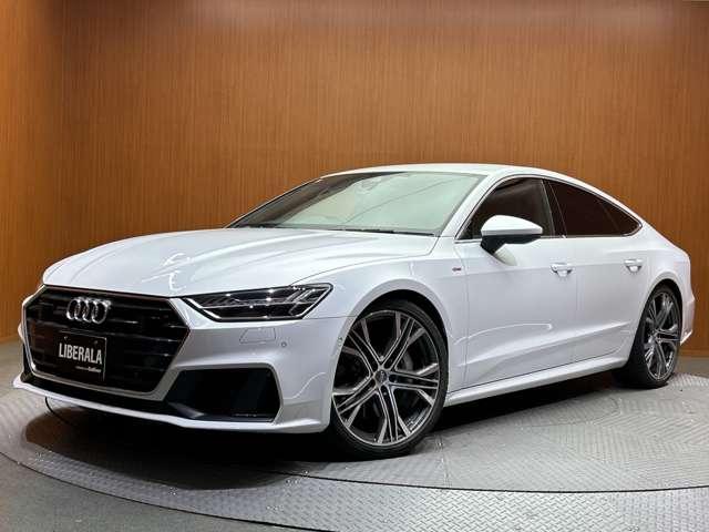 Ａ７スポーツバック ５５ＴＦＳＩクワトロ　Ｓライン　ＡＣＣ　黒革シート　ＯＰ２１インチＡＷ　マトリクスＬＥＤヘッドライト　バーチャルコックピット　純正ナビ　３６０°カメラ　アダプティブドライビングアシスト　レーンアシスト　サイドアシスト　ドラレコ（57枚目）