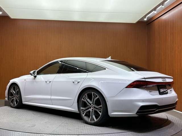 Ａ７スポーツバック ５５ＴＦＳＩクワトロ　Ｓライン　ＡＣＣ　黒革シート　ＯＰ２１インチＡＷ　マトリクスＬＥＤヘッドライト　バーチャルコックピット　純正ナビ　３６０°カメラ　アダプティブドライビングアシスト　レーンアシスト　サイドアシスト　ドラレコ（58枚目）