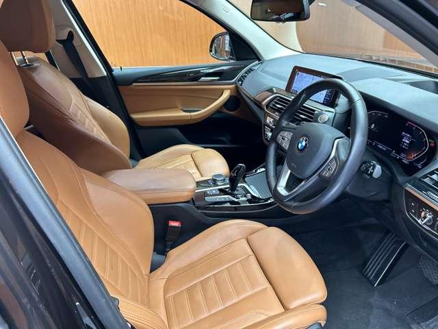 Ｘ３ ｘＤｒｉｖｅ　２０ｄ　Ｘライン　ハイラインパッケージ　ＡＣＣ　茶革シート　パワーシート　前後シートヒーター　ＨＵＤ　電動リアゲート　純正ナビ　３６０°カメラ　前後ＰＤＣ　インテリジェントセーフティ　ＬＤＷ　ＬＣＷ　コンフォートアクセス　ＥＴＣ　　ドラレコ（5枚目）