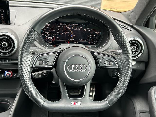 Ａ３ スポーツバック３０ＴＦＳＩ　純正ナビ　前後ドライブレコーダー　ブラインドスポットモニター　ブラックハーフレザーシート　アダプティブクルーズコントロール　Ｄパワーシート　ＤＮ席シートヒーター（15枚目）
