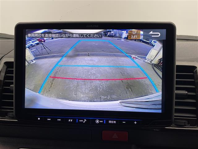 レジアスエースバン スーパーＧＬ　ダークプライムＩＩ　アルパイン製ナビ　ＣＤ　ＤＶＤ　Ｂｌｕｅｔｏｏｔｈ　フルセグＴＶ　バックカメラ　グリルガード　ホワイトレタータイヤ　ハイエース用増設電源ユニット　エンジンスターター　ＴＲＤマッドガード　ＥＴＣ（4枚目）