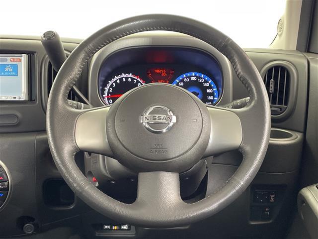 キューブ １５Ｘ　Ｖセレクション　ナビ　ＣＤ　ＴＶ　ＳＤ　ビルトインＥＴＣ　禁煙車　オートライト　フォグランプ　スマートキー　プッシュスタート　電動格納ミラー　１６インチアルミホイール　フロアマット　スペアキー　オートエアコン（7枚目）