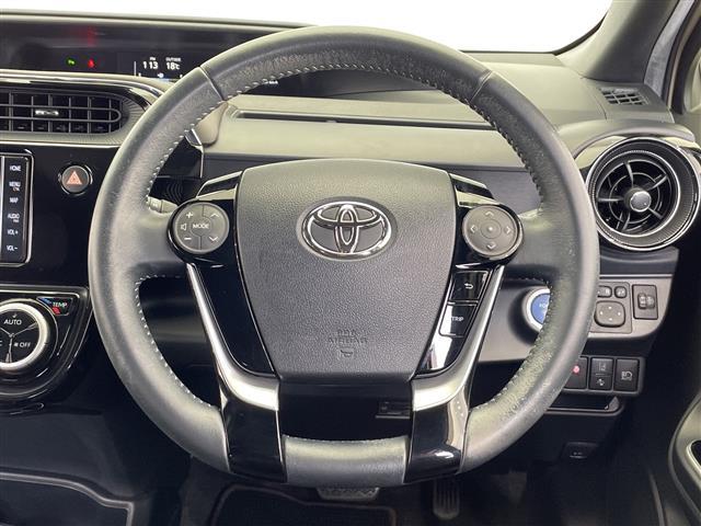 アクア クロスオーバー　グラム　ワンオーナー　禁煙車　純正ナビ　フルセグＴＶ　Ｂｌｕｅｔｏｏｔｈ　ＣＤ　ＳＤ　バックカメラ　トヨタセーフティセンス　衝突軽減システム　レーンキープアシスト　オートハイビーム　ドラレコ　ＥＴＣ（8枚目）