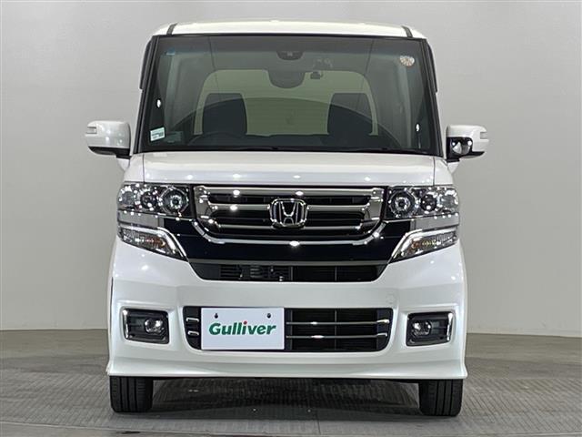 Ｎ－ＢＯＸカスタム ２トーンカラースタイル　ＧターボＳＳパッケージ　禁煙車　純正ナビ　フルセグＴＶ　Ｂｌｕｅｔｏｏｔｈ　ＣＤ　ＤＶＤ　バックカメラ　ＥＴＣ　シートヒーター　　両側パワースライドドア　ハーフレザーシート　パドルシフト　スマートキー　純正フロアマット（29枚目）