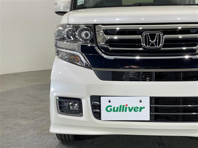 Ｎ－ＢＯＸカスタム ２トーンカラースタイル　ＧターボＳＳパッケージ　禁煙車　純正ナビ　フルセグＴＶ　Ｂｌｕｅｔｏｏｔｈ　ＣＤ　ＤＶＤ　バックカメラ　ＥＴＣ　シートヒーター　　両側パワースライドドア　ハーフレザーシート　パドルシフト　スマートキー　純正フロアマット（35枚目）