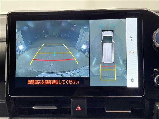 ヴォクシー ハイブリッドＳ－Ｚ　禁煙車　純正ナビ　フルセグＴＶ　Ｂｌｕｅｔｏｏｔｈ　全方位カメラ　バックカメラ　１００Ｖ電源　パーキングアシスト　トヨタセーフティセンス　衝突軽減システム　オートクルーズコントロール　オートハイビーム（3枚目）
