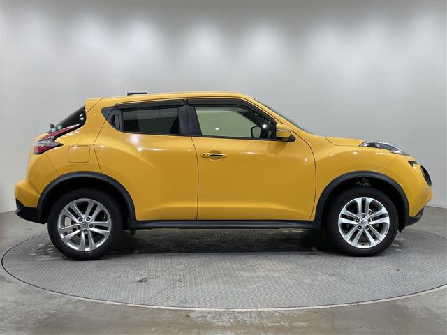 ジューク 15RX Vセレクション 社外ナビ CD/DVD/フルセグTV/Bluetooth 全方位リアカメラ レーンキープアシスト 衝突軽減システム 横滑り防止装置 禁煙車 純正アルミホイール 純正フロアマット スマートキー(34枚目)