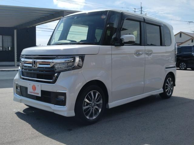 Ｎ－ＢＯＸカスタム Ｌ　１２ヵ月走行距離無制限ＣＡＲＴＥＮＤＥＲ保証　Ｈｏｎｄａ　ＳＥＮＳＩＮＧ　オートリトラミラー　両側パワースライドドア　ナビ　テレビ　バックカメラ　ドライブレコーダー　ルーフコンソール（7枚目）