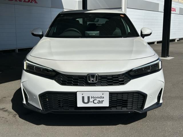 シビック EX バックカメラ クリアランスソナー オートクルーズコントロール レーンアシスト 衝突被害軽減システム アルミホイール LEDヘッドランプ スマートキー CVT 盗難防止システム 衝突安全ボディ ABS(10枚目)