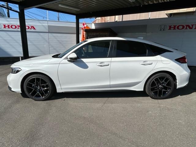 シビック EX バックカメラ クリアランスソナー オートクルーズコントロール レーンアシスト 衝突被害軽減システム アルミホイール LEDヘッドランプ スマートキー CVT 盗難防止システム 衝突安全ボディ ABS(11枚目)