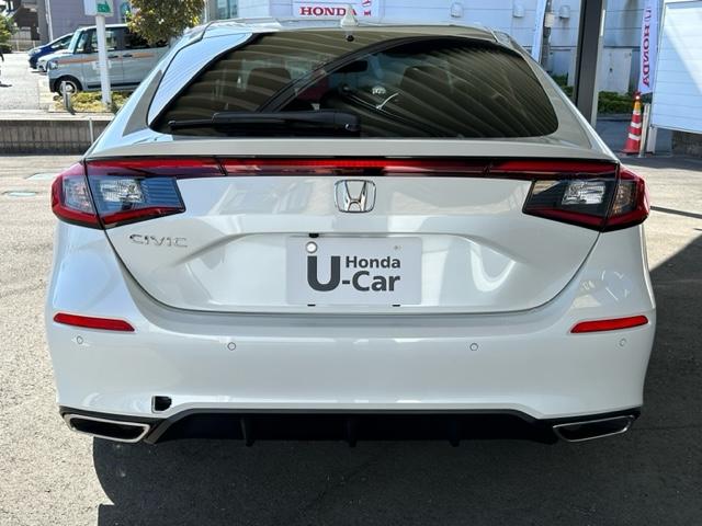 シビック EX バックカメラ クリアランスソナー オートクルーズコントロール レーンアシスト 衝突被害軽減システム アルミホイール LEDヘッドランプ スマートキー CVT 盗難防止システム 衝突安全ボディ ABS(13枚目)