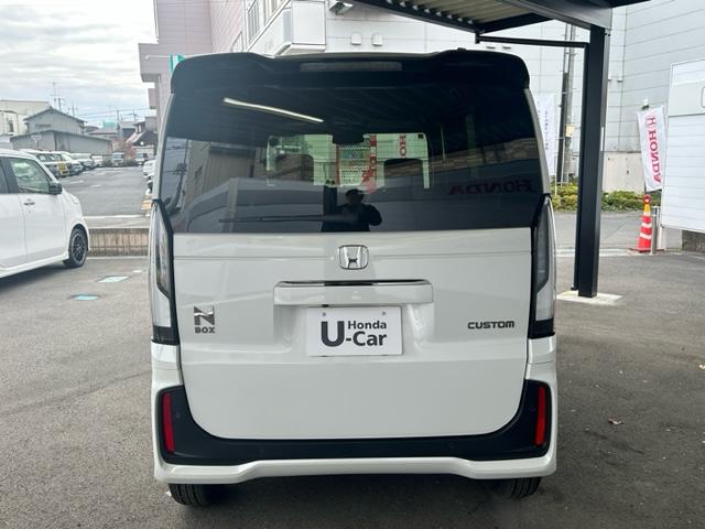 N-BOXカスタム ターボコーディネートスタイル 両側電動スライドドア クリアランスソナー オートクルーズコントロール レーンアシスト 衝突被害軽減システム LEDヘッドランプ スマートキー アイドリングストップ シートヒーター ベンチシート ターボ(14枚目)