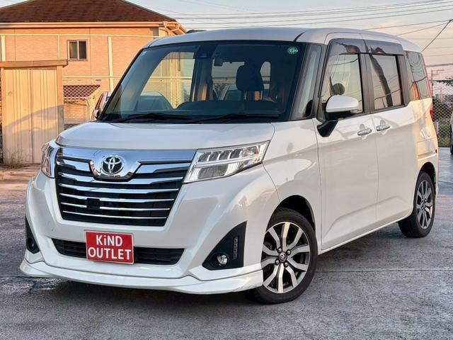 ルーミー カスタムG-T 修復歴なし ターボ ナビ フルセグ Bluetooth 衝突軽減ブレーキ 全周囲カメラ バックカメラ 後席モニター 両側パワースライドドア クルーズコントロール プッシュスタート シートヒーター(7枚目)