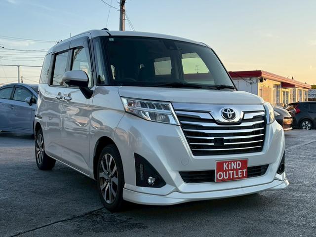 ルーミー カスタムG-T 修復歴なし ターボ ナビ フルセグ Bluetooth 衝突軽減ブレーキ 全周囲カメラ バックカメラ 後席モニター 両側パワースライドドア クルーズコントロール プッシュスタート シートヒーター(40枚目)