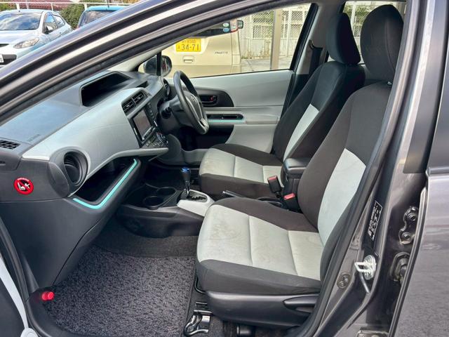 アクア Ｓ　修復歴なし　ワンオーナー　ナビ　フルセグ　Ｂｌｕｅｔｏｏｔｈ　バックカメラ　スマートキー　プッシュスタート　オートエアコン　ドアバイザー　プライバシーガラス　ウインカーミラー　アイドリングストップ（18枚目）