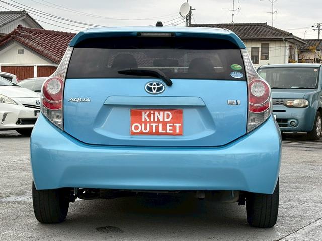 アクア S 修復歴なし ナビ スマートキー プッシュスタート スマートキー プッシュスタート ETC アイドリングストップ オートエアコン プライバシーガラス ウインカーミラー 整備保証付(15枚目)