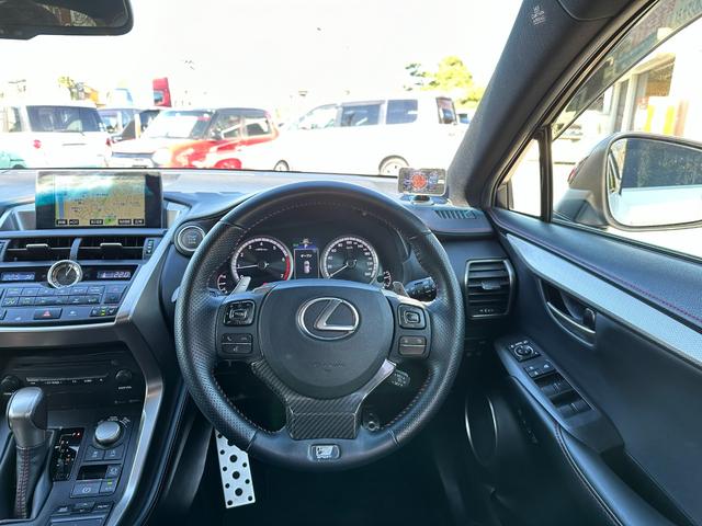 NX200t Fスポーツ クルーズコントロール 純正ナビ バックカメラ 本革シート ベンチレーション メモリーシート ステアリングヒーター パドルシフト LEDヘッドフォグ オートハイビーム 純正18AW スマートキー ETC(6枚目)