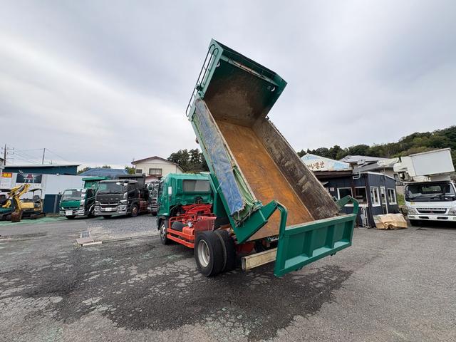 ヒノレンジャー ベースグレード 8tダンプ キャビンメッキパーツ ETC付 6MT 増トン(17枚目)