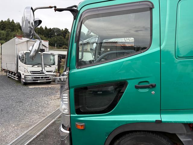 ヒノレンジャー ベースグレード 8tダンプ キャビンメッキパーツ ETC付 6MT 増トン(33枚目)