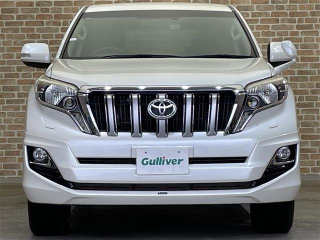 ランドクルーザープラド TX 4WD モデリスタフロントスポイラー ディーゼルターボ センターデフロック ダウンヒルアシスト 横滑り防止装置 MTモード付AT ストラーダナビ フルセグTV LEDヘッドランプ 純正アルミホイール(27枚目)