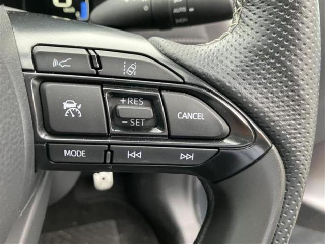 アクア ＧＲスポーツ　保証書／ディスプレイオーディオ＋ナビ１０インチ／トヨタセーフティセンス／シートヒーター　前席／パノラミックビューモニター／車線逸脱防止支援システム／シート　ハーフレザー　衝突被害軽減システム　ドラレコ（18枚目）