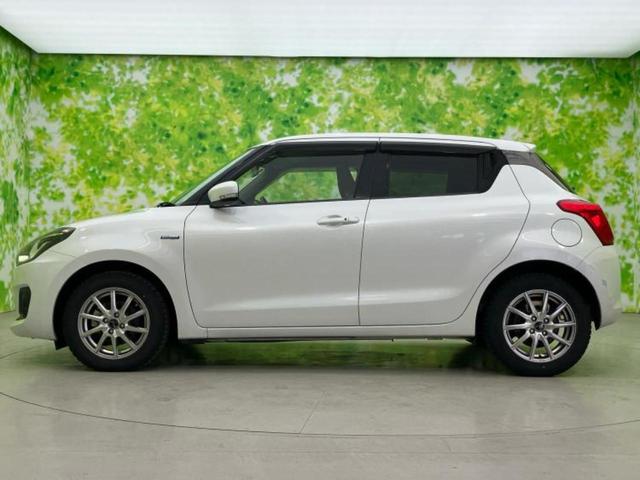 スイフト ハイブリッドML 新品タイヤ/社外 SDナビ/シートヒーター/パーキングアシスト バックガイド/ドライブレコーダー 純正/ヘッドランプ HID/ETC/EBD付ABS/横滑り防止装置/アイドリングストップ バックカメラ(2枚目)