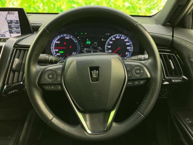 クラウンハイブリッド ＲＳアドバンス　保証書／純正　ＳＤナビ／トヨタセーフティセンス／シートヒーター　前席／全方位モニター／車線逸脱防止支援システム／シート　合皮／パーキングアシスト　自動操舵／ヘッドランプ　ＬＥＤ／ＵＳＢジャック　ＥＴＣ（15枚目）