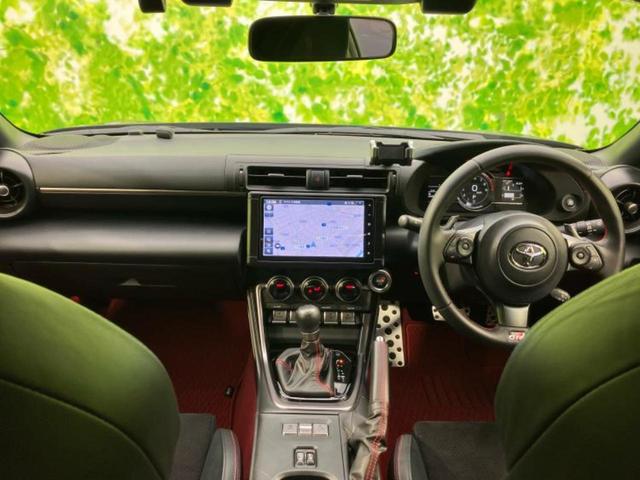 GR86 RZ エアロ/保証書/純正 9インチ SDナビ/トヨタセーフティセンス/シートヒーター 前席/車線逸脱防止支援システム/シート ハーフレザー/ドライブレコーダー 純正/ヘッドランプ LED フルエアロ(6枚目)