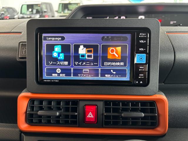 タント ファンクロス　一年保証・距離無制限　走行２５３キロ　７インチ純正エントリーナビ　ブルートゥース　バックカメラ　クリアランスソナー　オートライト　ＬＥＤヘッドライト　シートヒーター（4枚目）