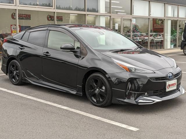 プリウス Ｓツーリングセレクション・ブラックエディション　モデリスタエアロ　ＡＣ１００Ｖ／１５００Ｗ電源　純正ナビ　フルセグＴＶ　Ｂｌｕｅｔｏｏｔｈ　ＣＤ　Ｂカメラ　全方位カメラ　レーダークルーズコントロール　コーナーセンサー　ＬＥＤヘッドライト（4枚目）