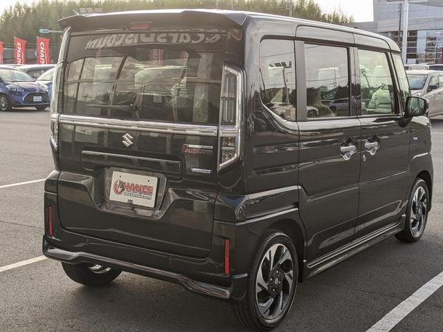 スペーシアカスタム ハイブリッドXS ナビレス 両側パワスラ ハンドルヒーター シートヒーター レーダークルーズコントロール レーンアシスト アイドリングストップ オートライト LEDヘッドライト 純正15インチAW(6枚目)