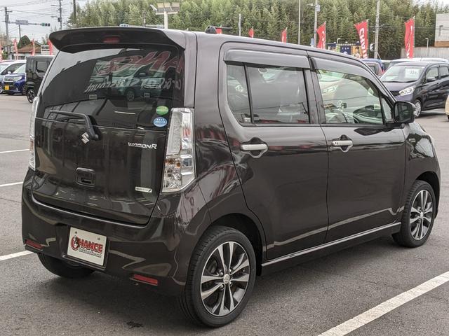 ワゴンR 20周年記念車 社外ナビ フルセグTV シートヒーター 衝突被害軽減ブレーキ 横滑り防止 ETC アイドリングストップ 電動格納ミラー オートライト HIDヘッドランプ 純正15インチAW(6枚目)
