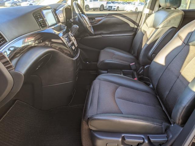 エルグランド 250ハイウェイスターS スマートキー 純正ナビ フルセグTV バックカメラ ETC CD DVD 片側パワースライドドア 衝突軽減ブレーキ レーンアシスト 前方ドラレコ Bluetooth フォグランプ 電動格納ミラー(43枚目)