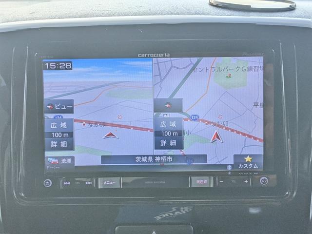 スペーシアカスタム XSリミテッド 社外ナビ CD Bluetooth ワンセグTV Bカメラ 前ドラレコ 両側パワースライドドア シートヒーター 衝突被害軽減ブレーキ オートライト HIDヘッドライト 社外15インチAW(15枚目)