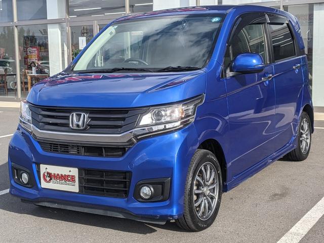 N-WGNカスタム G 純正ナビ CD DVD Bluetooth ワンセグTV Bカメラ 前後ドライブレコーダー ETC オートライト HIDヘッドライト フォグランプ 純正14インチAW(3枚目)