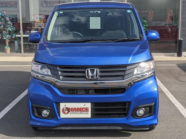 N-WGNカスタム G 純正ナビ CD DVD Bluetooth ワンセグTV Bカメラ 前後ドライブレコーダー ETC オートライト HIDヘッドライト フォグランプ 純正14インチAW(4枚目)