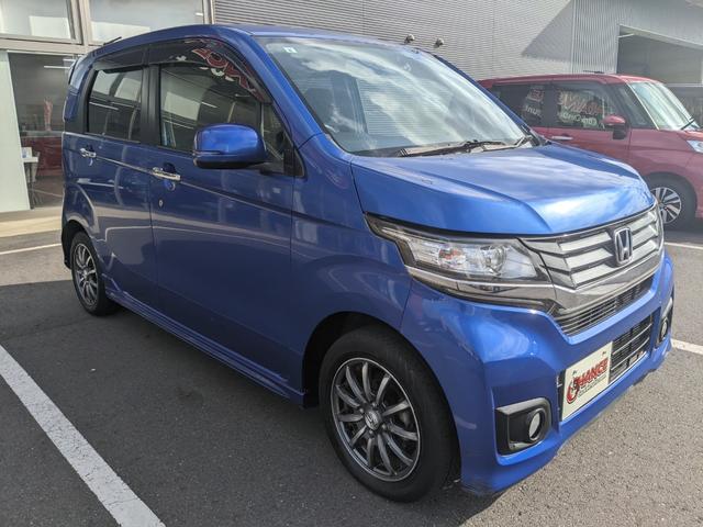 N-WGNカスタム G 純正ナビ CD DVD Bluetooth ワンセグTV Bカメラ 前後ドライブレコーダー ETC オートライト HIDヘッドライト フォグランプ 純正14インチAW(5枚目)