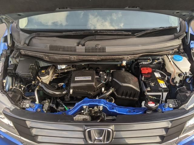 N-WGNカスタム G 純正ナビ CD DVD Bluetooth ワンセグTV Bカメラ 前後ドライブレコーダー ETC オートライト HIDヘッドライト フォグランプ 純正14インチAW(61枚目)