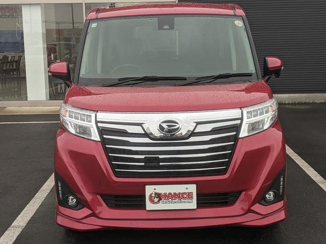 トール カスタムＧ　ＳＡＩＩ　純正ナビ　ＣＤ　ＤＶＤ　フルセグＴＶ　Ｂｌｕｅｔｏｏｔｈ　Ｂカメラ　両側パワースライドドア　衝突被害軽減ブレーキ　クルーズコントロール　ＬＥＤヘッドライト　フォグランプ　純正１４インチＡＷ（3枚目）