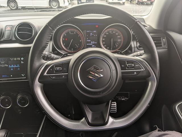 スイフト RSt カロッツェリアウーファー カープレイ Bカメラ シートヒーター レーダークルーズコントロール 前後ドラレコ LEDヘッドライト フォグランプ オートライト 純正16インチAW(12枚目)