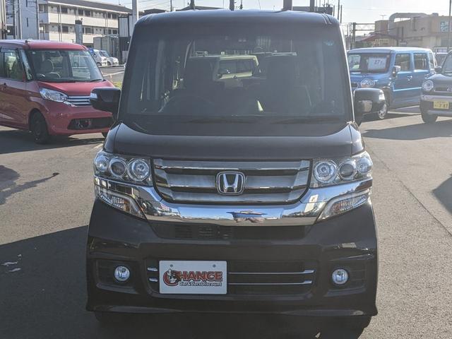 Ｎ－ＢＯＸカスタム Ｇ・Ｌパッケージ　純正ナビ　Ｂカメラ　ＣＤ　ＤＶＤ　フルセグＴＶ　両側パワースライドドア　前ドラレコ　横滑り防止　スマートキー　オートライト　ＨＩＤヘッドライト　純正１４インチＡＷ（4枚目）