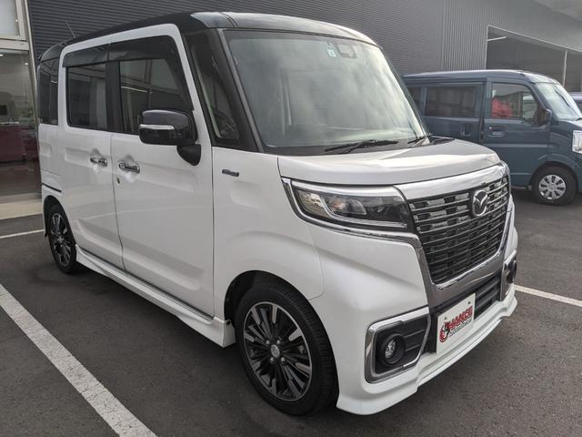 フレアワゴンカスタムスタイル ハイブリッドＸＳ　両側パワースライドドア　メモリーナビ　フルセグＴＶ　ＣＤ　ＤＶＤ　ｂｌｕｅｔｏｏｔｈ　衝突軽減ブレーキ　ＬＥＤヘッドライト　フォグランプ　純正１５インチアルミホイール（5枚目）