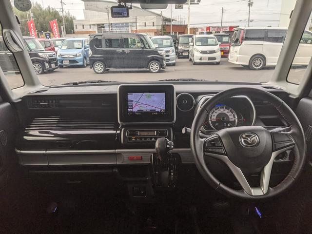 フレアワゴンカスタムスタイル ハイブリッドＸＳ　両側パワースライドドア　メモリーナビ　フルセグＴＶ　ＣＤ　ＤＶＤ　ｂｌｕｅｔｏｏｔｈ　衝突軽減ブレーキ　ＬＥＤヘッドライト　フォグランプ　純正１５インチアルミホイール（11枚目）