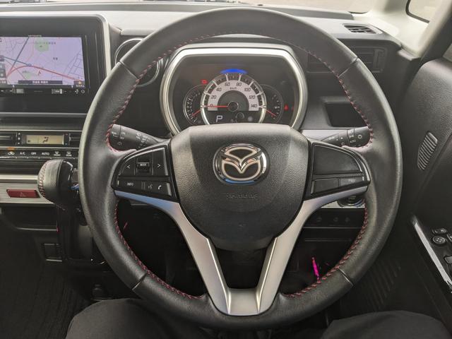 フレアワゴンカスタムスタイル ハイブリッドＸＳ　両側パワースライドドア　メモリーナビ　フルセグＴＶ　ＣＤ　ＤＶＤ　ｂｌｕｅｔｏｏｔｈ　衝突軽減ブレーキ　ＬＥＤヘッドライト　フォグランプ　純正１５インチアルミホイール（12枚目）